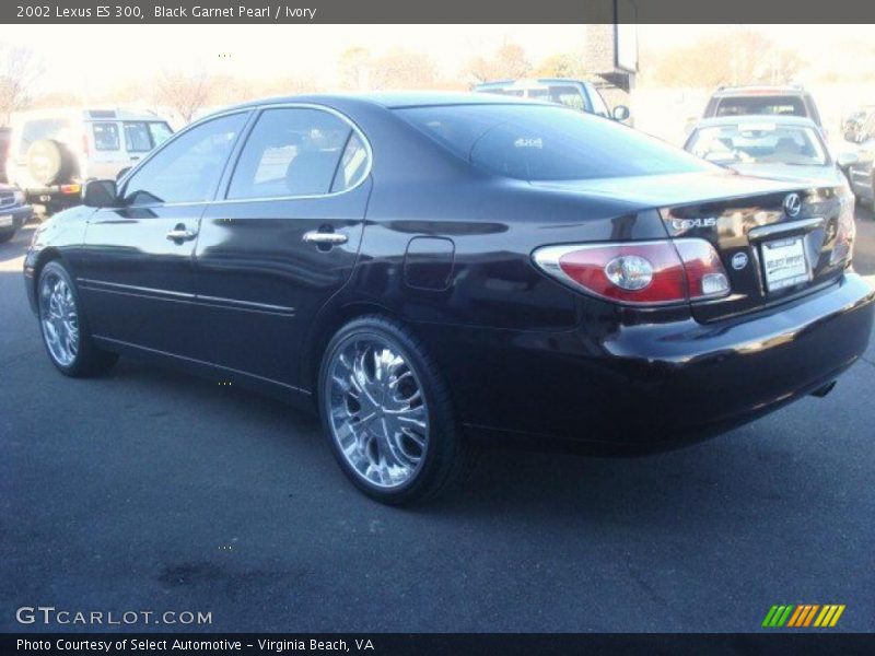Black Garnet Pearl / Ivory 2002 Lexus ES 300