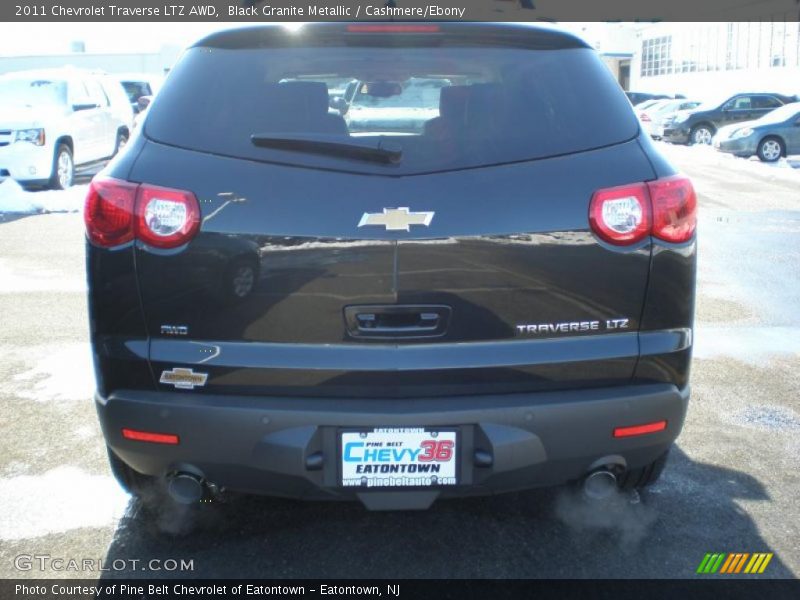 Black Granite Metallic / Cashmere/Ebony 2011 Chevrolet Traverse LTZ AWD