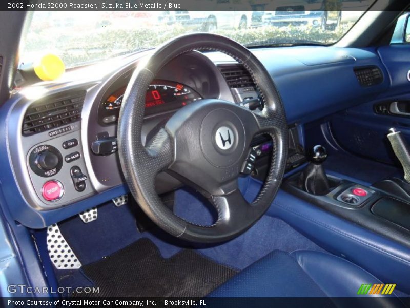 Blue Interior - 2002 S2000 Roadster 