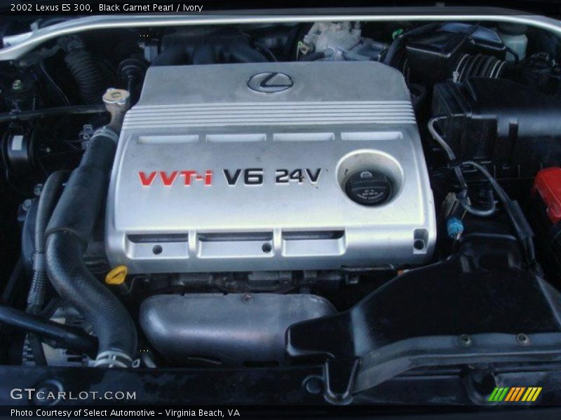 Black Garnet Pearl / Ivory 2002 Lexus ES 300