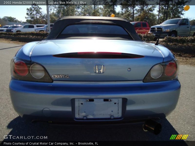 Suzuka Blue Metallic / Blue 2002 Honda S2000 Roadster