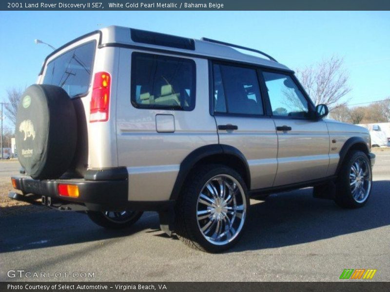 White Gold Pearl Metallic / Bahama Beige 2001 Land Rover Discovery II SE7