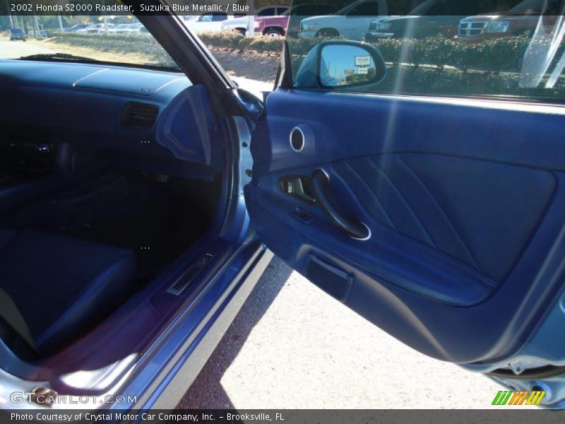  2002 S2000 Roadster Blue Interior