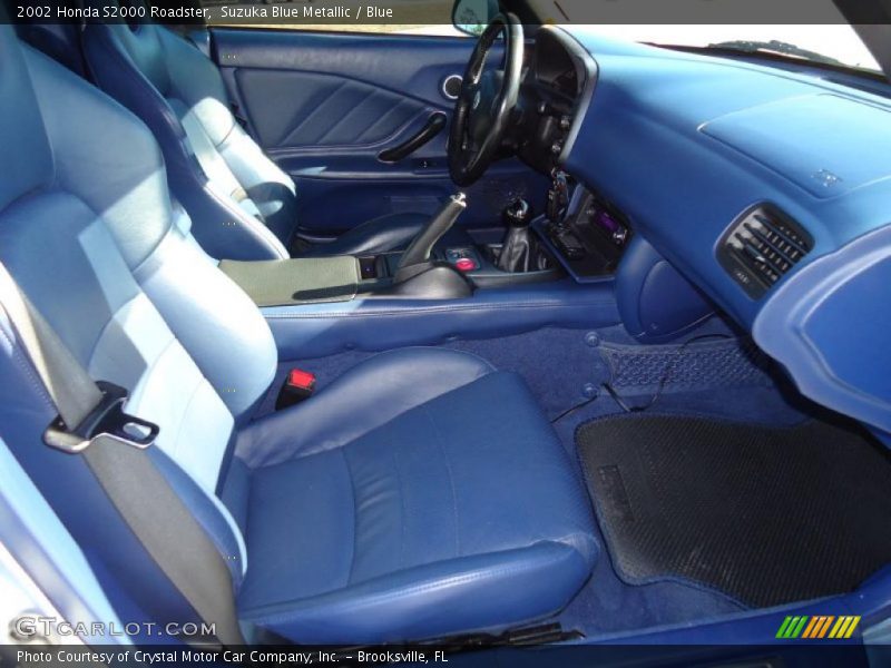  2002 S2000 Roadster Blue Interior
