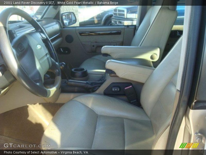 White Gold Pearl Metallic / Bahama Beige 2001 Land Rover Discovery II SE7