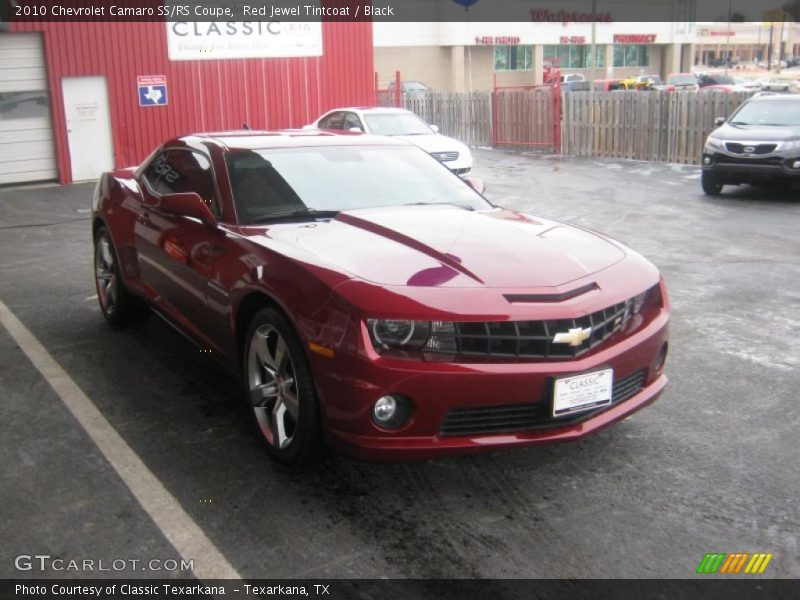Red Jewel Tintcoat / Black 2010 Chevrolet Camaro SS/RS Coupe