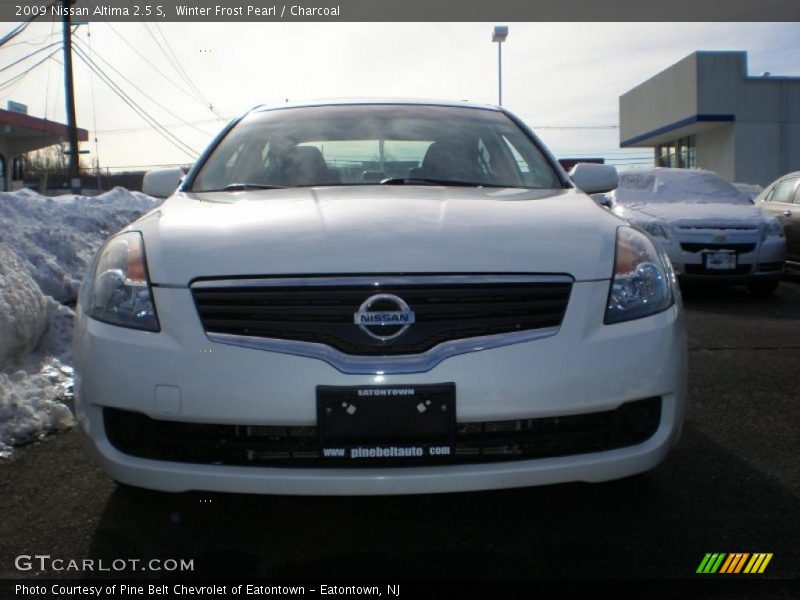 Winter Frost Pearl / Charcoal 2009 Nissan Altima 2.5 S