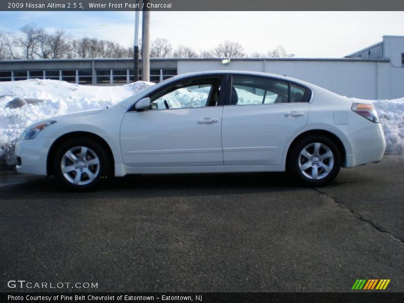 Winter Frost Pearl / Charcoal 2009 Nissan Altima 2.5 S