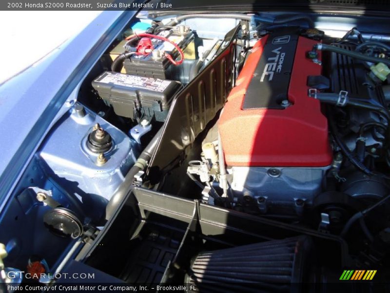  2002 S2000 Roadster Engine - 2.0 Liter DOHC 16-Valve VTEC 4 Cylinder