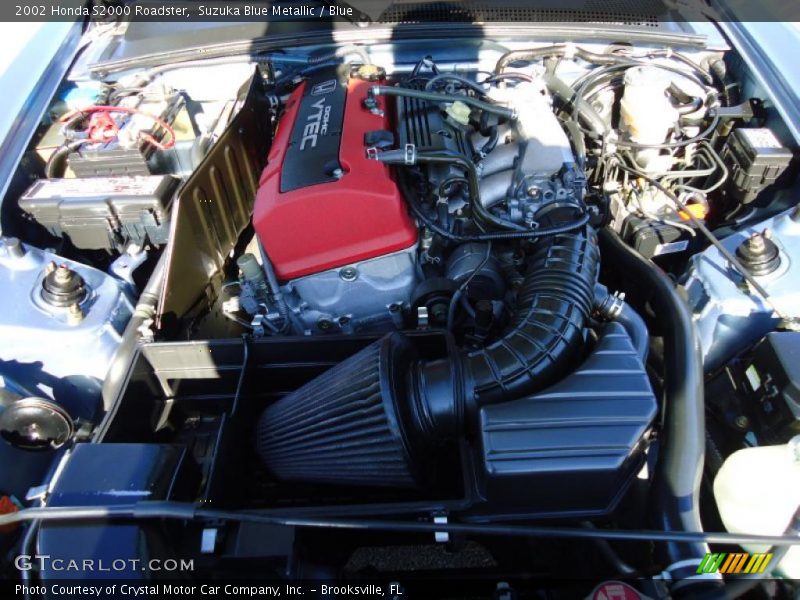  2002 S2000 Roadster Engine - 2.0 Liter DOHC 16-Valve VTEC 4 Cylinder