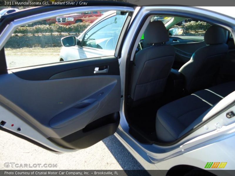 Radiant Silver / Gray 2011 Hyundai Sonata GLS