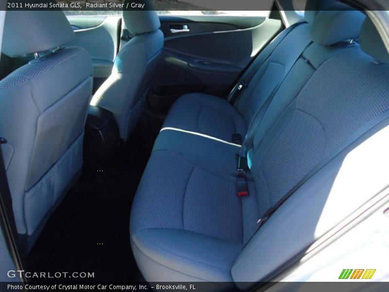 Radiant Silver / Gray 2011 Hyundai Sonata GLS