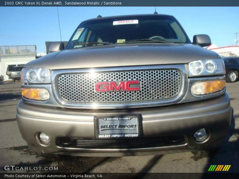 Sandalwood Metallic / Sandstone 2003 GMC Yukon XL Denali AWD