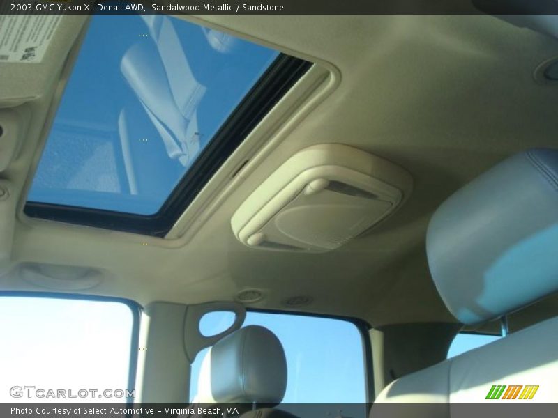 Sandalwood Metallic / Sandstone 2003 GMC Yukon XL Denali AWD