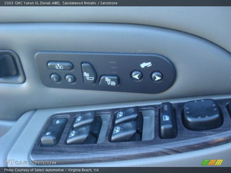 Sandalwood Metallic / Sandstone 2003 GMC Yukon XL Denali AWD