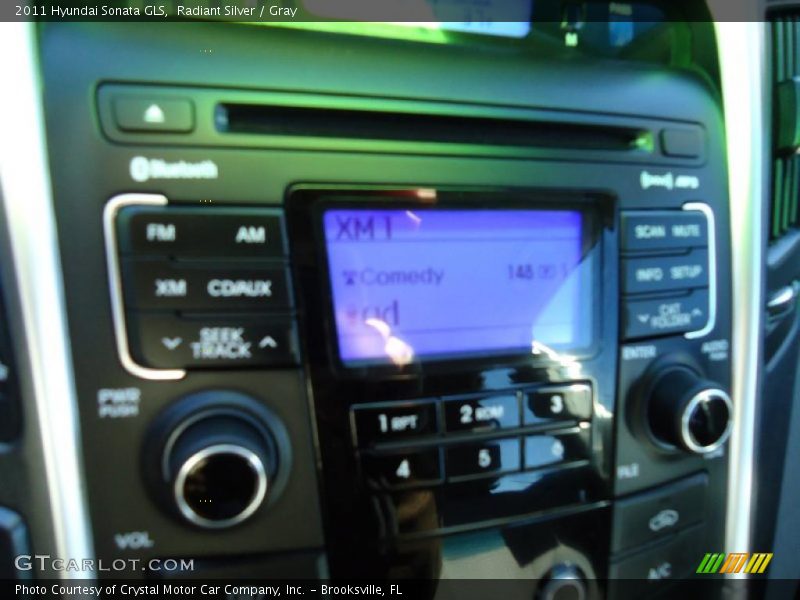 Radiant Silver / Gray 2011 Hyundai Sonata GLS