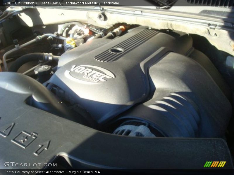 Sandalwood Metallic / Sandstone 2003 GMC Yukon XL Denali AWD