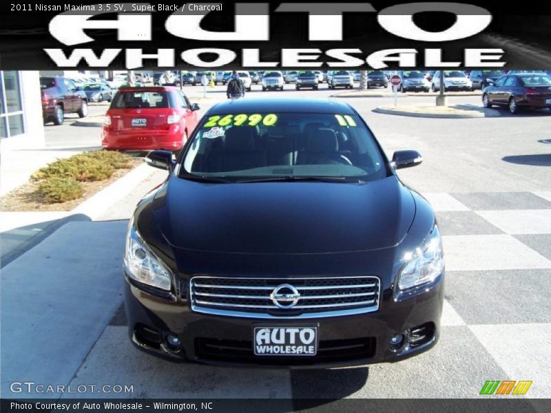 Super Black / Charcoal 2011 Nissan Maxima 3.5 SV