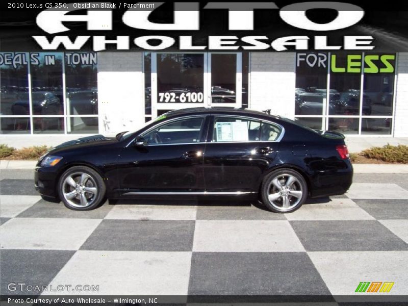 Obsidian Black / Parchment 2010 Lexus GS 350