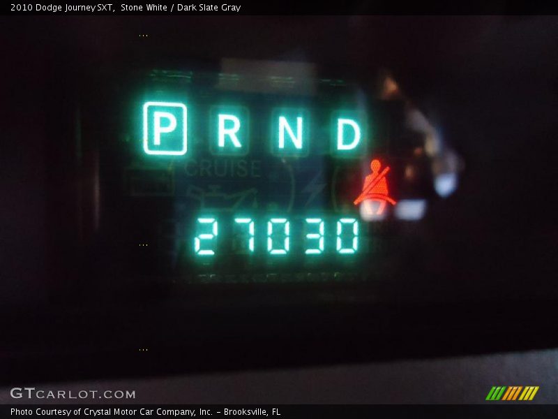 Stone White / Dark Slate Gray 2010 Dodge Journey SXT