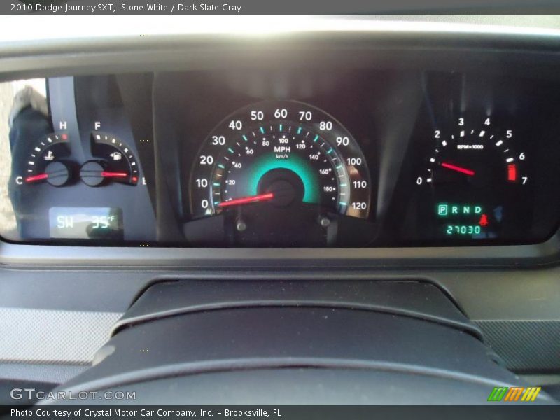 Stone White / Dark Slate Gray 2010 Dodge Journey SXT