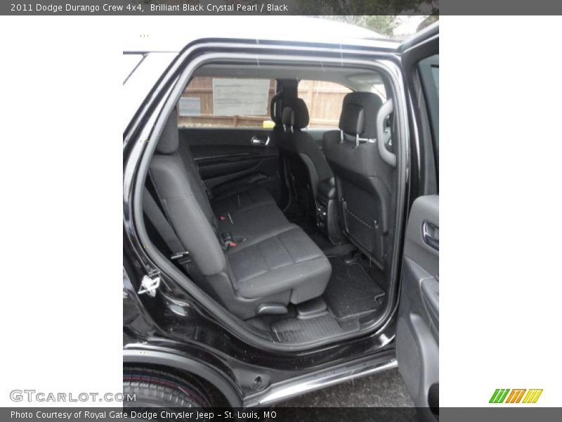 Brilliant Black Crystal Pearl / Black 2011 Dodge Durango Crew 4x4