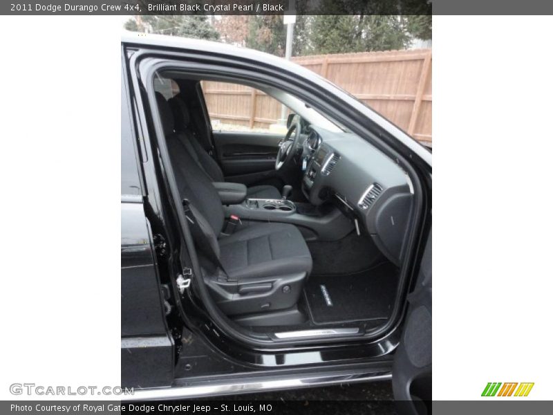 Brilliant Black Crystal Pearl / Black 2011 Dodge Durango Crew 4x4
