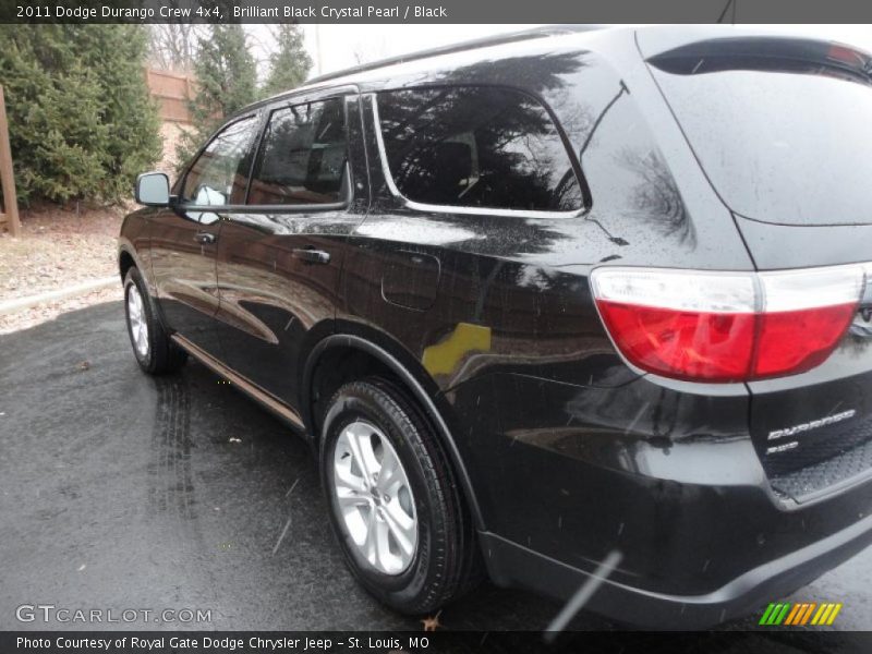 Brilliant Black Crystal Pearl / Black 2011 Dodge Durango Crew 4x4