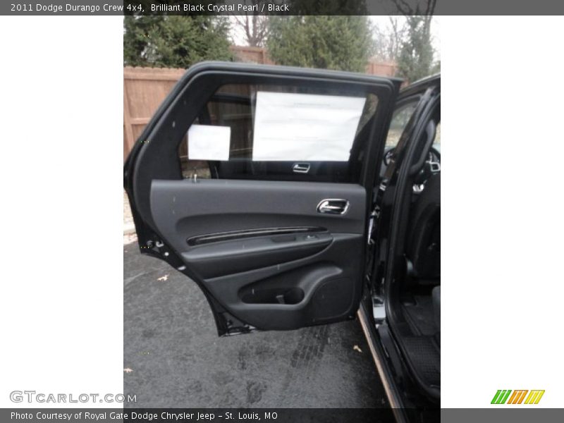 Brilliant Black Crystal Pearl / Black 2011 Dodge Durango Crew 4x4