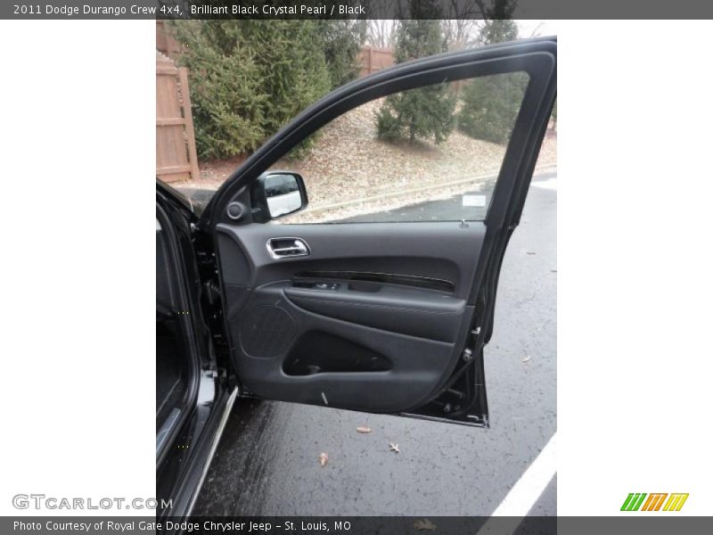 Brilliant Black Crystal Pearl / Black 2011 Dodge Durango Crew 4x4