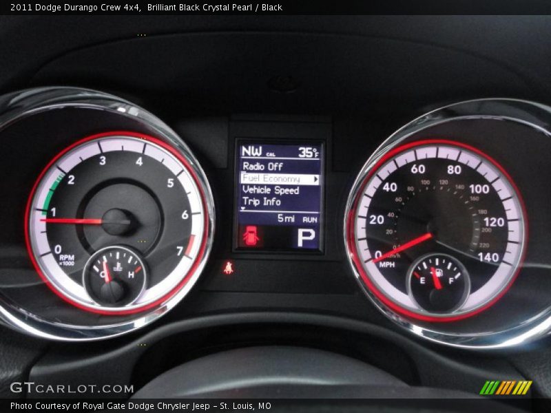  2011 Durango Crew 4x4 Crew 4x4 Gauges