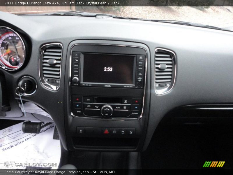 Brilliant Black Crystal Pearl / Black 2011 Dodge Durango Crew 4x4