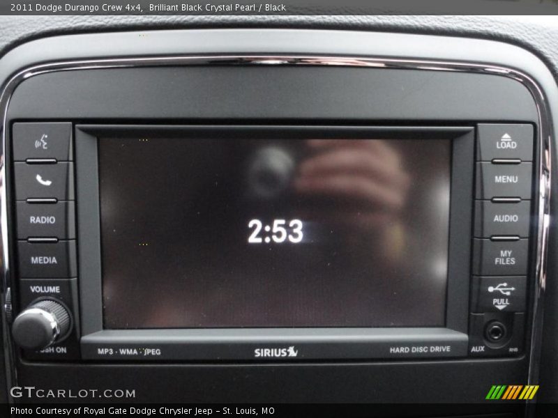 Brilliant Black Crystal Pearl / Black 2011 Dodge Durango Crew 4x4