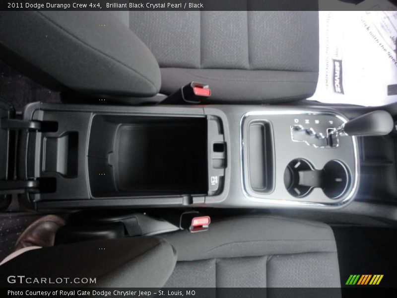 Brilliant Black Crystal Pearl / Black 2011 Dodge Durango Crew 4x4