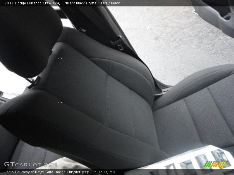 Brilliant Black Crystal Pearl / Black 2011 Dodge Durango Crew 4x4