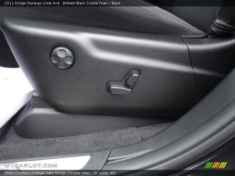 Brilliant Black Crystal Pearl / Black 2011 Dodge Durango Crew 4x4