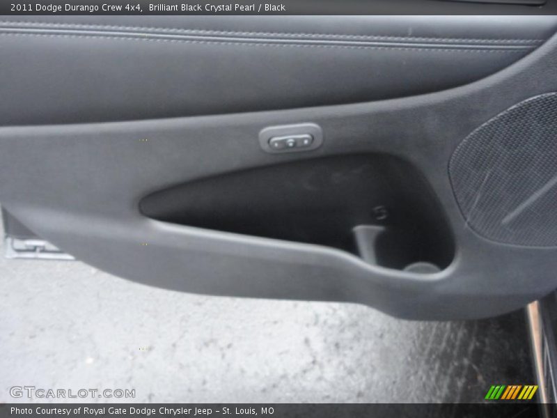 Brilliant Black Crystal Pearl / Black 2011 Dodge Durango Crew 4x4