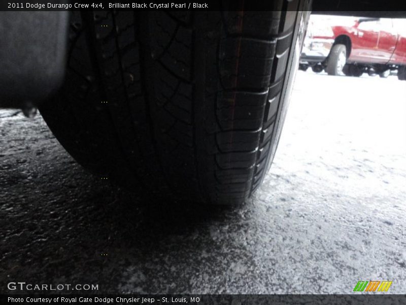 Brilliant Black Crystal Pearl / Black 2011 Dodge Durango Crew 4x4