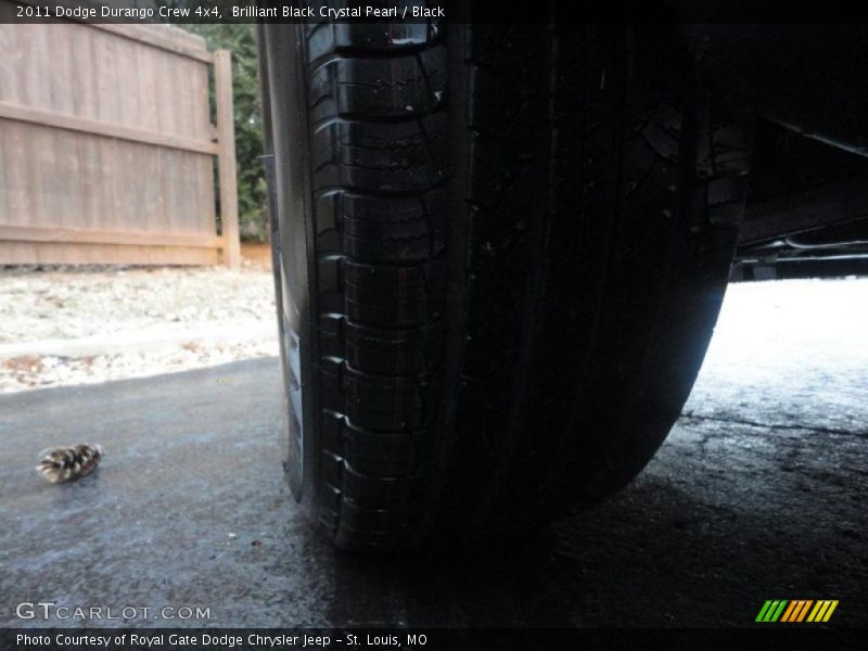 Brilliant Black Crystal Pearl / Black 2011 Dodge Durango Crew 4x4
