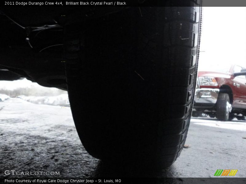 Brilliant Black Crystal Pearl / Black 2011 Dodge Durango Crew 4x4