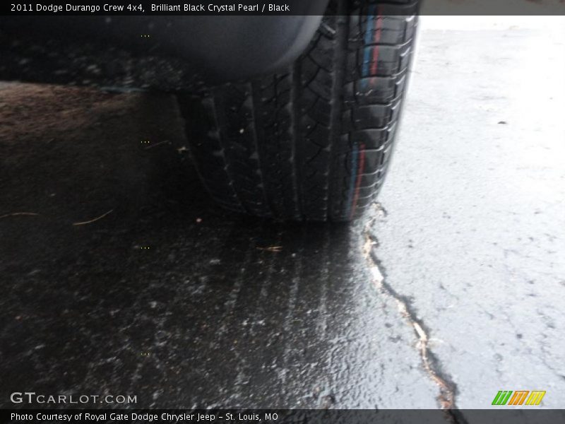Brilliant Black Crystal Pearl / Black 2011 Dodge Durango Crew 4x4