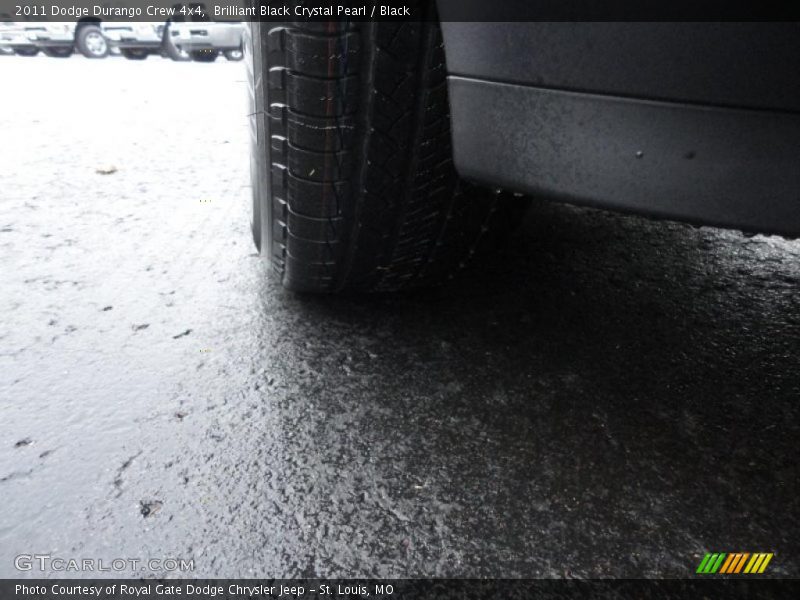 Brilliant Black Crystal Pearl / Black 2011 Dodge Durango Crew 4x4