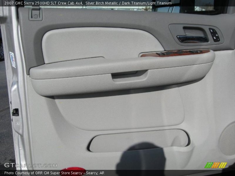 Silver Birch Metallic / Dark Titanium/Light Titanium 2007 GMC Sierra 2500HD SLT Crew Cab 4x4