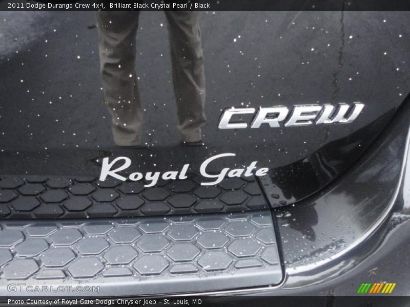 Brilliant Black Crystal Pearl / Black 2011 Dodge Durango Crew 4x4