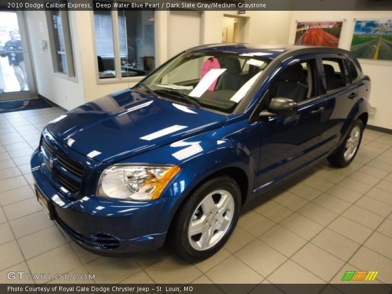 Deep Water Blue Pearl / Dark Slate Gray/Medium Graystone 2010 Dodge Caliber Express