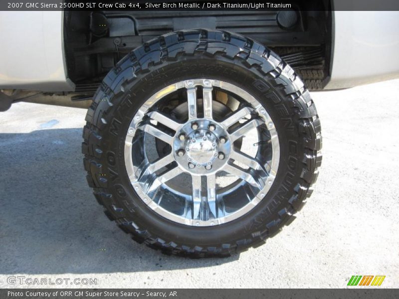 Silver Birch Metallic / Dark Titanium/Light Titanium 2007 GMC Sierra 2500HD SLT Crew Cab 4x4
