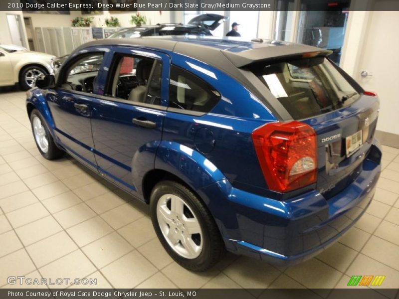 Deep Water Blue Pearl / Dark Slate Gray/Medium Graystone 2010 Dodge Caliber Express