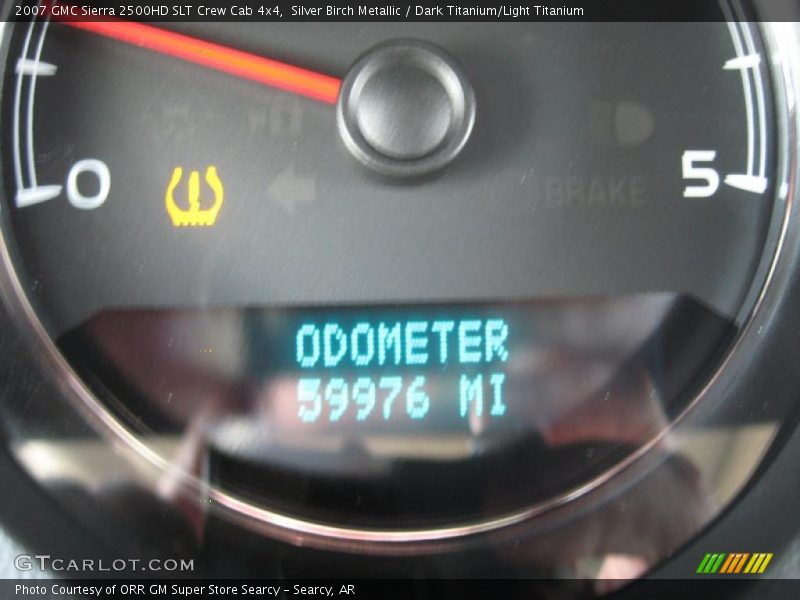 Silver Birch Metallic / Dark Titanium/Light Titanium 2007 GMC Sierra 2500HD SLT Crew Cab 4x4