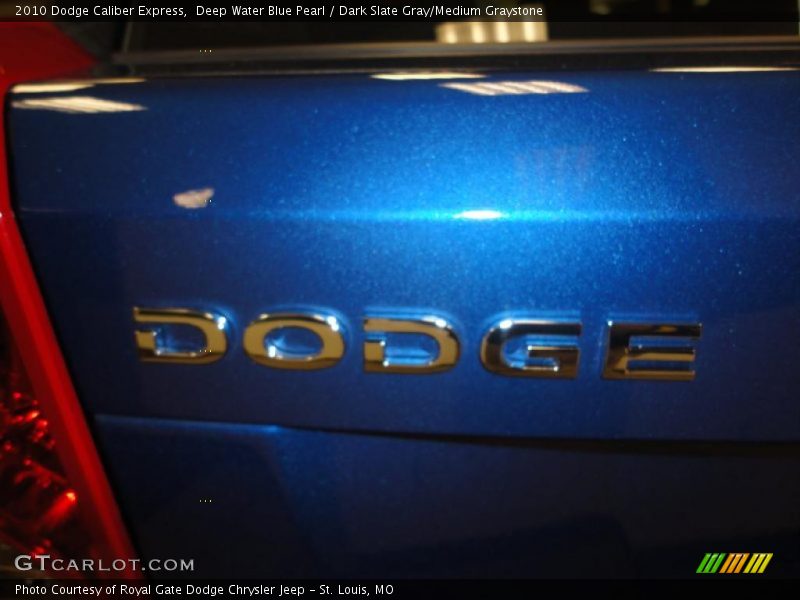 Deep Water Blue Pearl / Dark Slate Gray/Medium Graystone 2010 Dodge Caliber Express