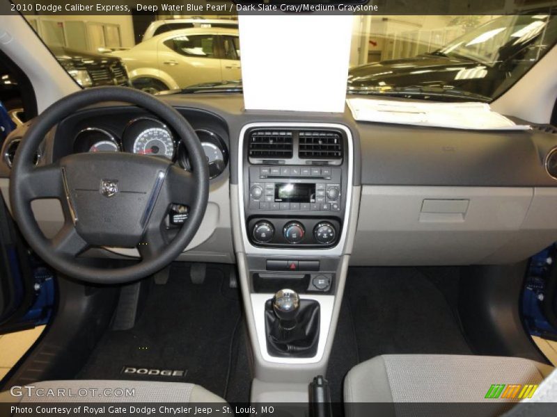 Deep Water Blue Pearl / Dark Slate Gray/Medium Graystone 2010 Dodge Caliber Express